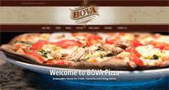 Desktop Screenshot of bovapizza.com