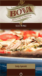 Mobile Screenshot of bovapizza.com